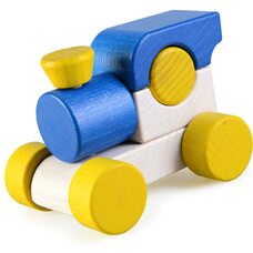 Каталка-паровоз (синяя)