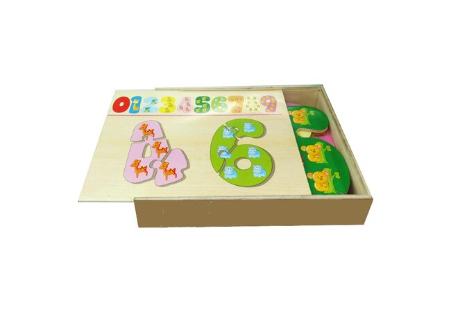 Пазлы цифры