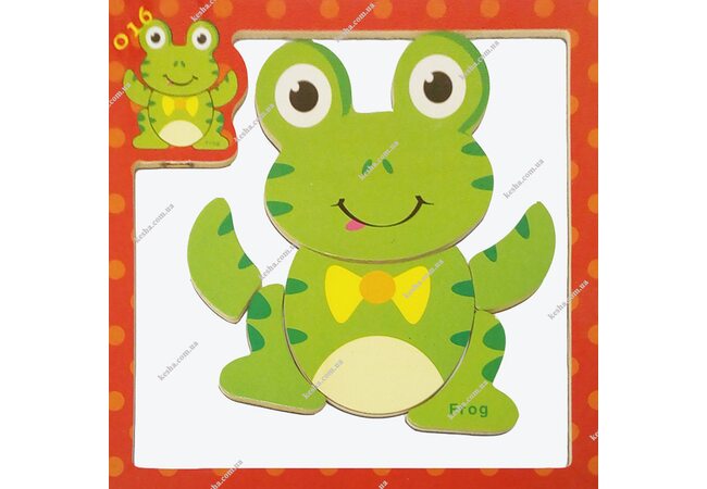 Магнитный пазл «Лягушонок»