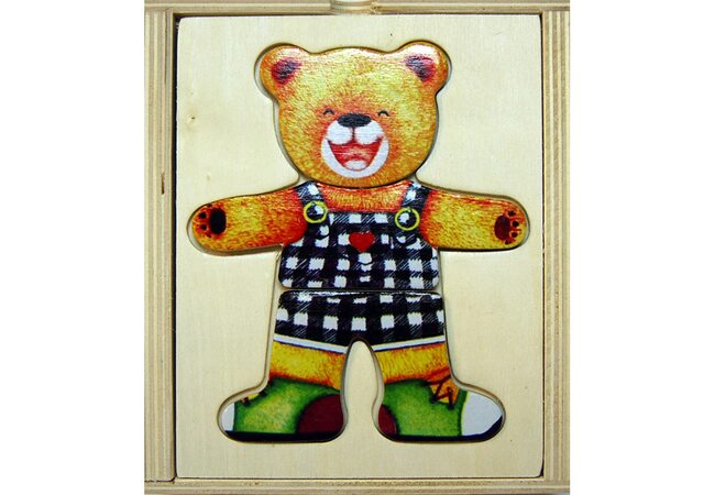 Игра «Поменяй одежду Медвежонку Ваське»