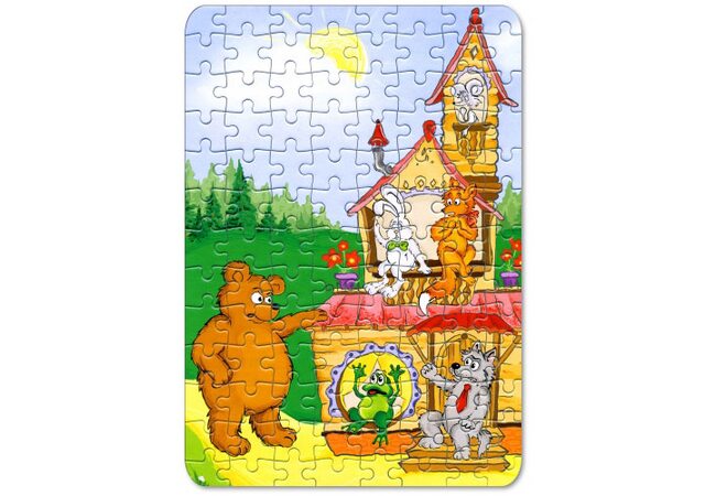 Пазл по народной сказке «Теремок»