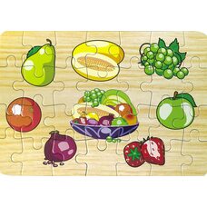 Пазл познавательный «Вкусные фрукты»