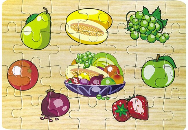 Пазл познавательный «Вкусные фрукты»