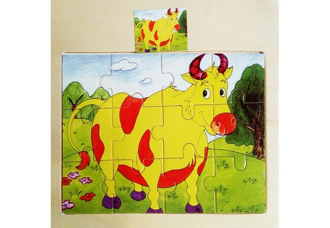 Пазл «Коровка», 12 дет.