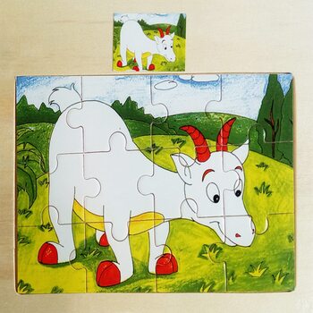 Пазл «Коза», 12 дет.