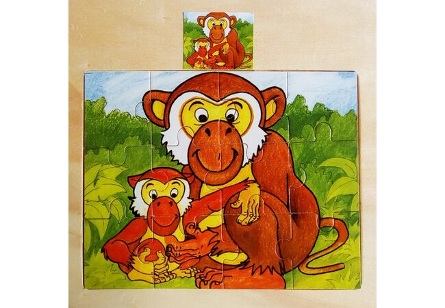 Пазл «Мавпочки», 12 дет.