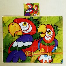 Пазл «Попугайчики», 12 дет.