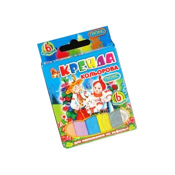 Мелки, 6 цветов