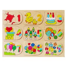 Пазл «Цифры-картинки» 1-9