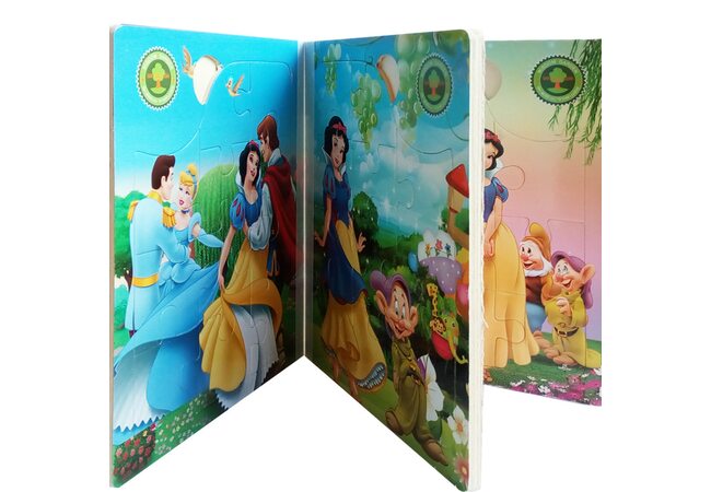 Книга-пазл «Белоснежка и семь гномов»