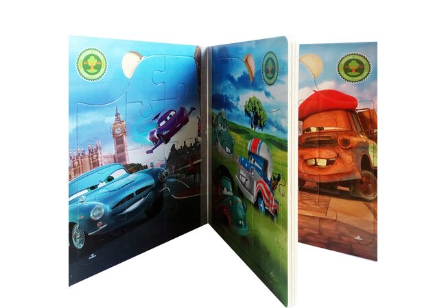 Книга-пазл «Тачки»