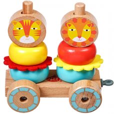 Каталка-пирамидки «Львиная семья»