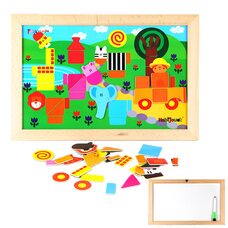 Досточка для рисования с магнитными деталями