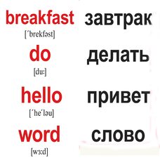 Мини-карточки «120 основных английских слов/120 main English words», 120
