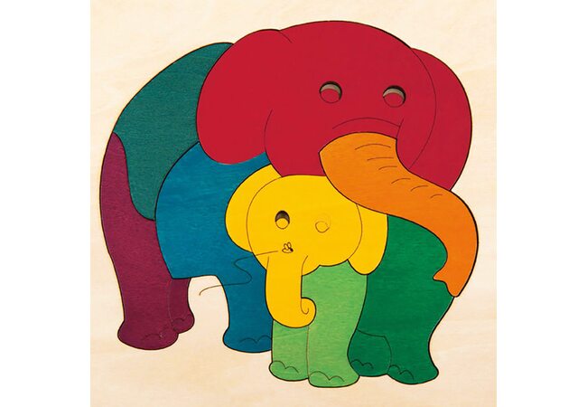 Мозаика «Слониха со слоненком», 9 дет.