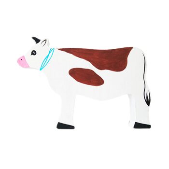 Фигурка «Бык» (цветная)