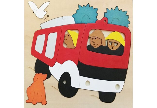 Мозаика «Пожарная машина»