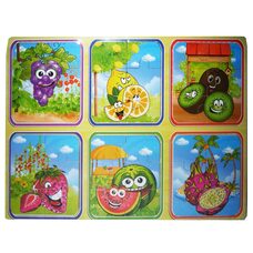 Пазлы «Fruits», 6 эл.