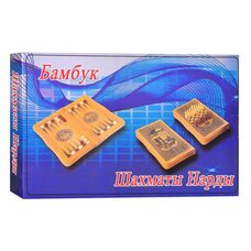 Игра «Шахматы-нарды» 2 в 1.