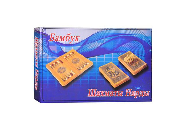 Игра «Шахматы-нарды» 2 в 1.