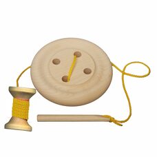 Шнуровка «Катушка с пуговицей».