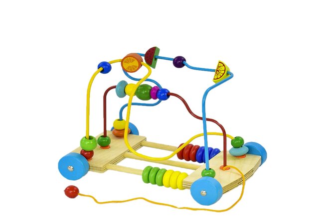 Каталка-лабиринт «Счеты-фрукты»