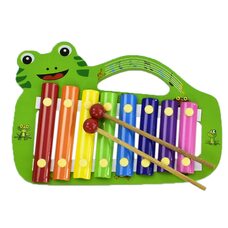 Ксилофон с ручкой «Лягушка», 8 тонов