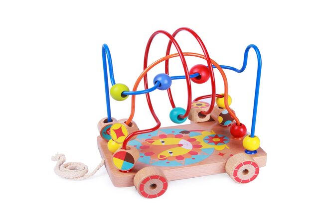 Лабиринт-каталка на ниточке «Лев»