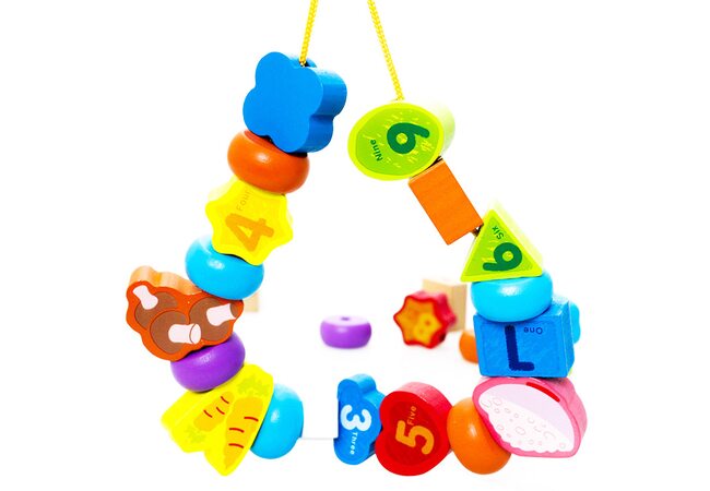 Шнуровка «Цифры» (объемная)