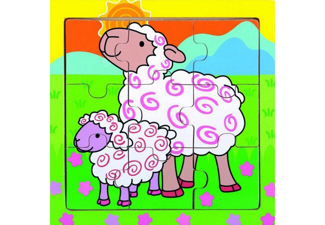 Пазл «Овечки», 9 дет.
