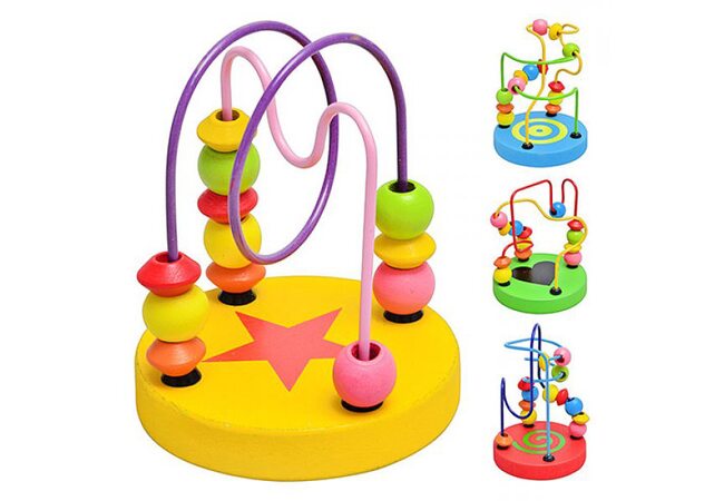 Пальчиковый лабиринт цветной