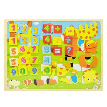 Цифры-знаки и магнитная доска «Животные»