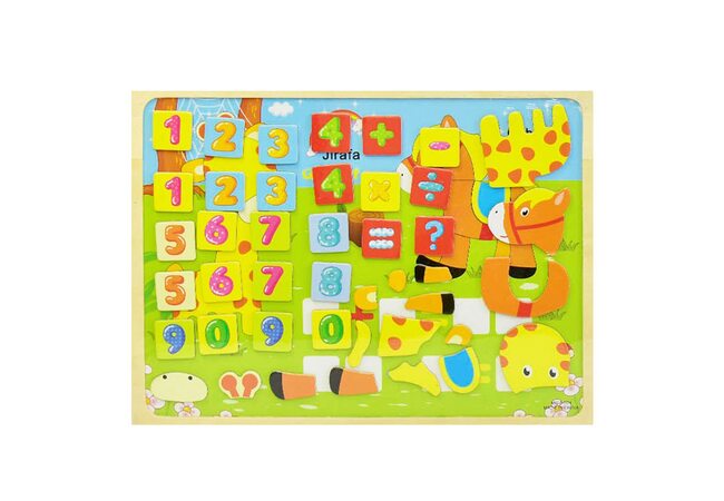 Цифры-знаки и магнитная доска «Животные»