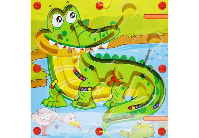 Магнитный лабиринт «Крокодил»