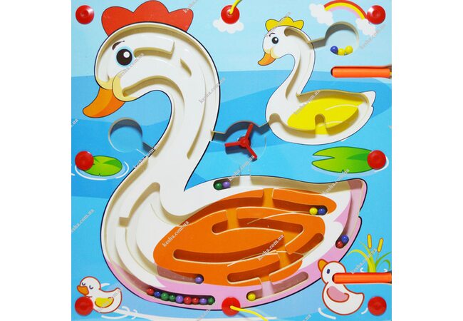 Магнитный лабиринт «Лебедь»