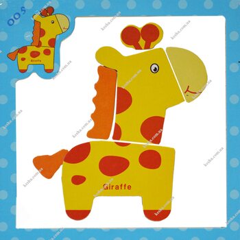 Магнитный пазл «Жираф»