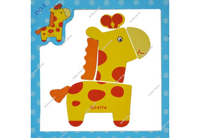 Магнитный пазл «Жираф»