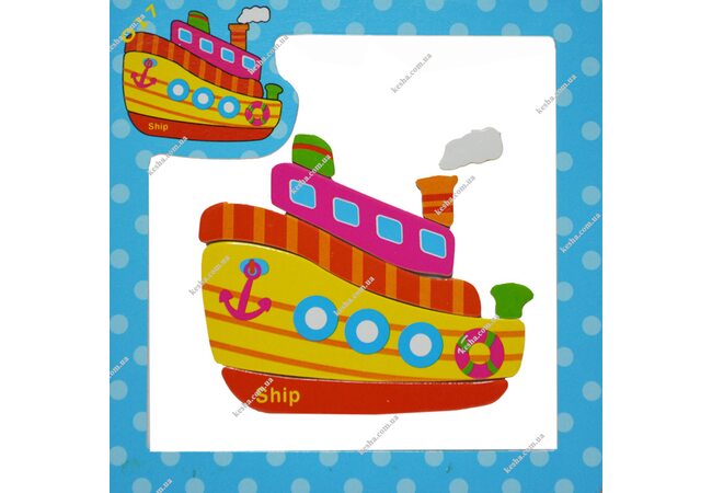Магнитный пазл «Корабль»