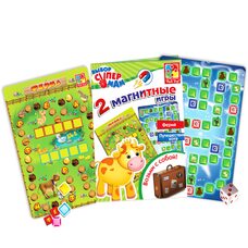 Настольные магнитные игры  «Путешествие кота» и «Ферма»