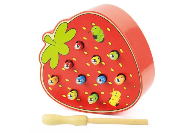 Магнитная рыбалка «Червячки» (клубника)