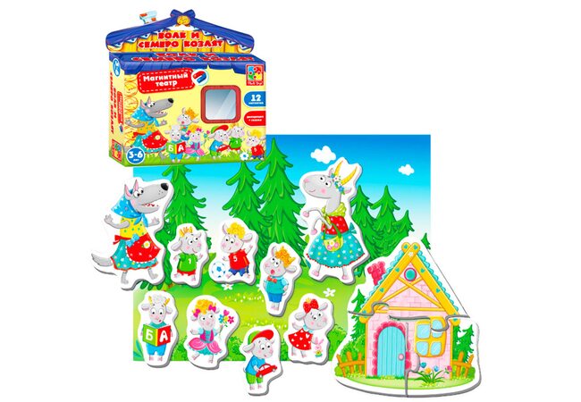 Магнитный театр «Волк и семеро козлят» (рус.)