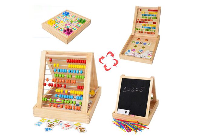Математический набор со счетами и доской для рисования