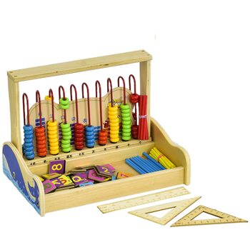 Математический набор со счетами