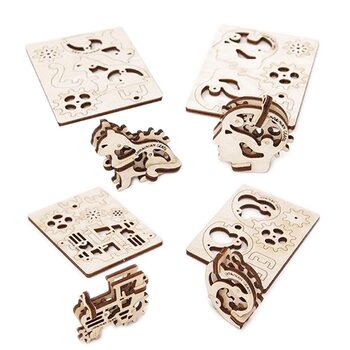 Механічна 3D-модель «Трибики», набір 4шт.