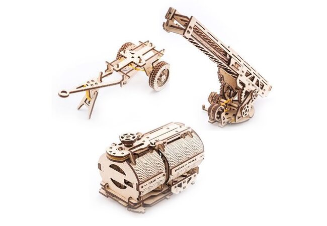 Механическая 3D-модель «Дополнительный набор к грузовику UGM-11», 322 дет.