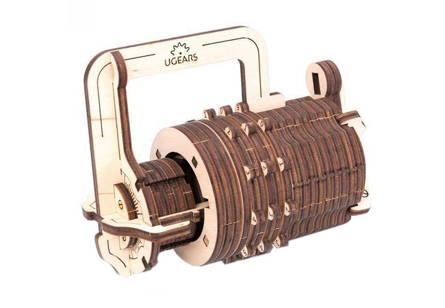 Механическая 3D-модель «Кодовый замок», 34 дет.