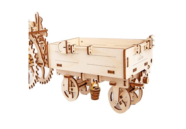 Механическая 3D-модель «Прицеп к трактору», 68 дет.