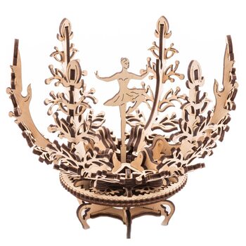 Механічна 3D-модель «Шкатулка-квітка», 101 дет.