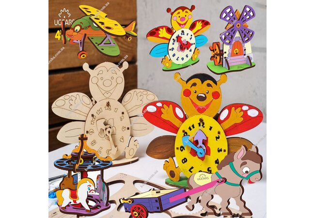 Механічна 3D модель-розмальовка