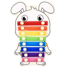 Металлофон 8 тонов «Кролик»